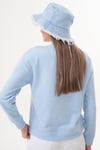 Kadın Nakış Detaylı Selanik Örme Sweatshirt 255076 -