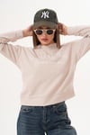 Kadın Nakış Detaylı Selanik Örme Sweatshirt 255076 -