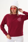 Kadın Nakış Detaylı Selanik Örme Sweatshirt 255224 -
