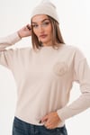 Kadın Nakış Detaylı Selanik Örme Sweatshirt 255224 -