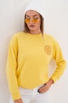Kadın Nakış Detaylı Selanik Örme Sweatshirt 255224 -