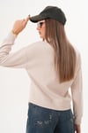 Kadın Nakış Detaylı Selanik Örme Sweatshirt 255076 -