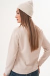 Kadın Nakış Detaylı Selanik Örme Sweatshirt 255224 -