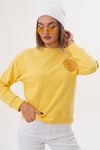 Kadın Nakış Detaylı Selanik Örme Sweatshirt 255224 -