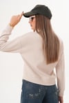 Kadın Nakış Detaylı Selanik Örme Sweatshirt 255076 -