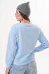 Kadın Nakış Detaylı Selanik Örme Sweatshirt 255224 -