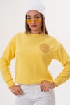 Kadın Nakış Detaylı Selanik Örme Sweatshirt 255224 -