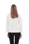 Kadın Nazar Boncuğu Nakışlı Üç İplik Sweatshirt 245310 -