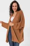 Kadın Önü Açık Oversize Hırka