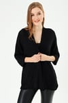 Kadın Önü Açık Oversize Hırka