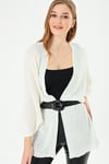 Kadın Önü Açık Oversize Hırka