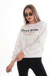Kadın Önü Baskı Detaylı Üç İplik Sweatshirt 245361 -