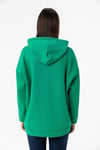 Kadın Önü Baskılı Kapüşonlu Üç İplik Sweatshirt 235019 -