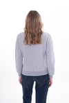 Kadın Önü Nakış Detaylı Üç İplik Sweatshirt 245328 -