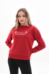 Kadın Önü Nakış Detaylı Üç İplik Sweatshirt 245328 -