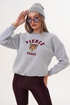 Kadın Önü Nakışlı Üç İplik Sweatshirt 255375 -