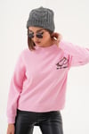 Kadın Ördek Nakışlı Selanik Örme Sweatshirt 255077 -