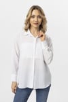 Kadın Oversize Keten Gömlek