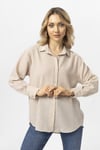 Kadın Oversize Keten Gömlek