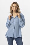 Kadın Oversize Keten Gömlek