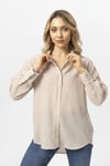 Kadın Oversize Keten Gömlek