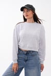 Kadın Oversize Kısa Sweatshirt 265122 -