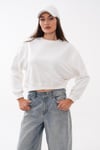 Kadın Oversize Kısa Sweatshirt 265122 -