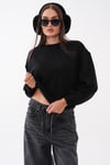 Kadın Oversize Kısa Sweatshirt 265122 -