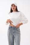 Kadın Oversize Kısa Sweatshirt 265122 -