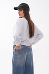 Kadın Oversize Kısa Sweatshirt 265122 -