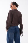 Kadın Oversize Kısa Sweatshirt 265122 -