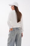 Kadın Oversize Kısa Sweatshirt 265122 -