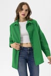 Kadın Oversize Poplik Gömlek 240247 -