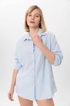 Kadın Oversize Poplik Gömlek 240247 -