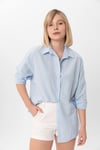 Kadın Oversize Poplik Gömlek 240247 -