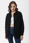 Kadın Oversize Poplik Gömlek 240247 -