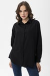 Kadın Oversize Poplik Gömlek 240247 -