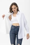 Kadın Oversize Poplik Gömlek 240247 -
