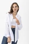 Kadın Oversize Poplik Gömlek 240247 -
