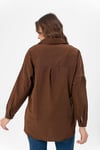 Kadın Oversize Poplik Gömlek 240247 -