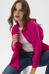 Kadın Oversize Poplik Gömlek 240247 -