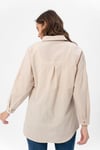 Kadın Oversize Poplik Gömlek 240247 -