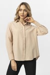 Kadın Oversize Poplin Gömlek