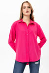 Kadın Oversize Poplin Gömlek