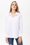 Kadın Oversize Poplin Gömlek