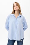 Kadın Oversize Poplin Gömlek