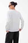 Kadın Papatya Nakışlı Şardonlu Üç İplik Sweatshirt 265132 -