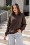 Kadın Polo Yaka Sweatshirt 265180 -