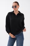 Kadın Polo Yaka Sweatshirt 265180 -