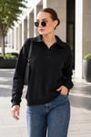 Kadın Polo Yaka Sweatshirt 265180 -